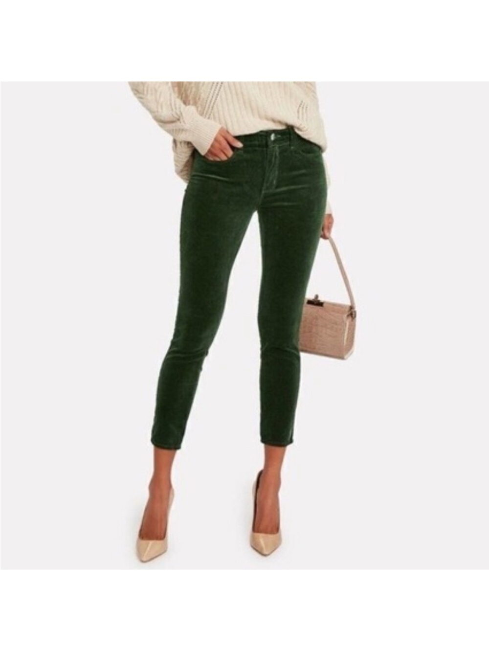 L'AGENCE Margot Ivy Park Velvet Pants